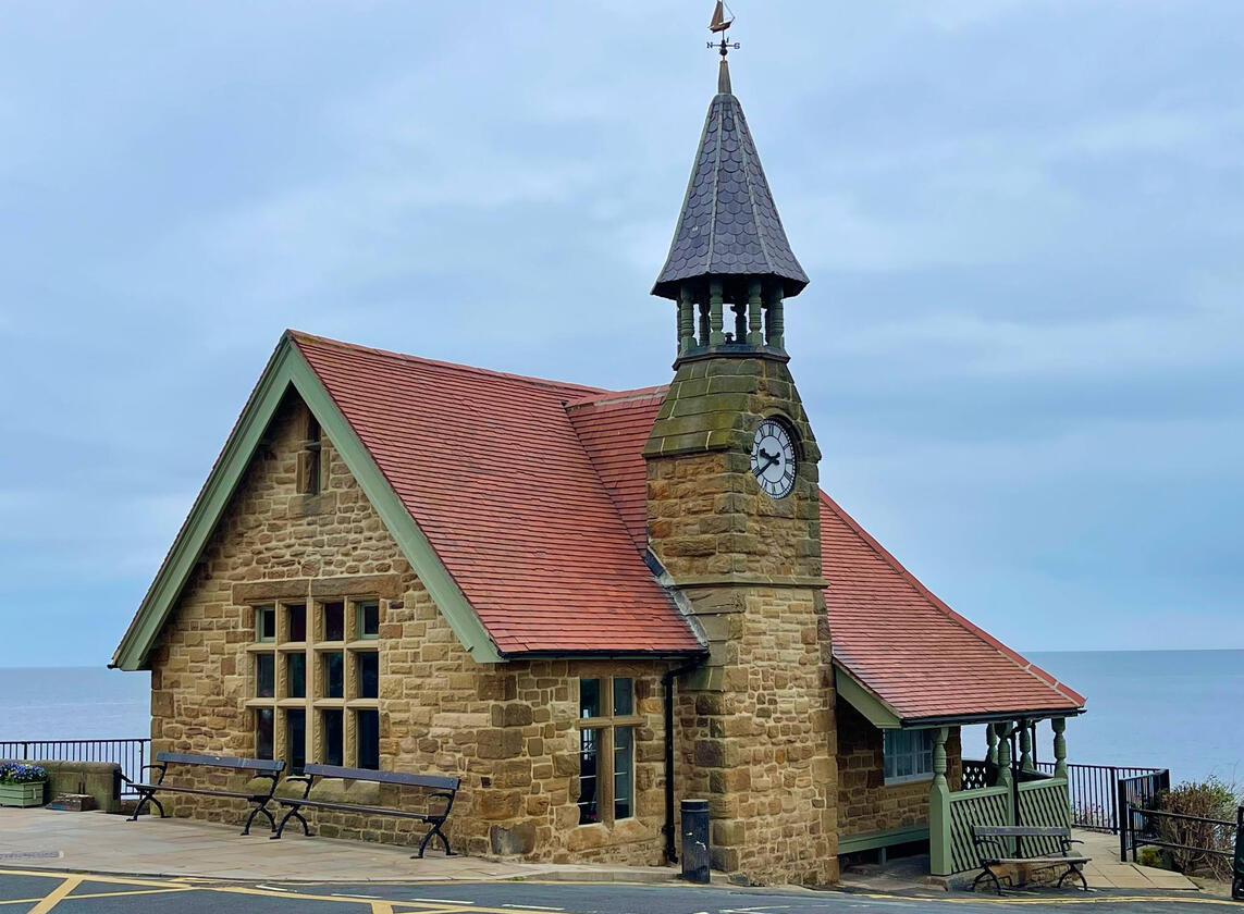 Watch House in its newly restored original green colours